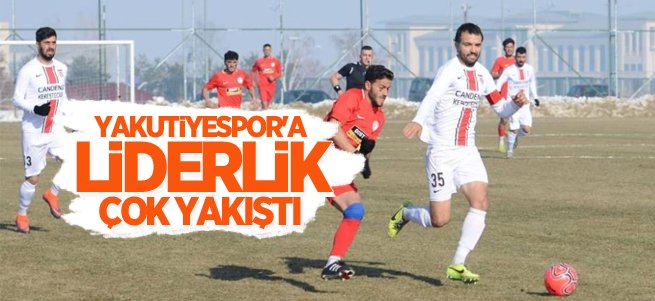 Yakutiyespor liderlik koltuğuna oturdu