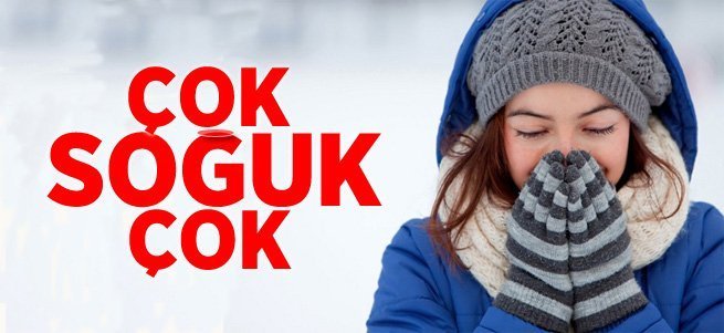 Erzurum’da dondurucu soğuk hava etkili