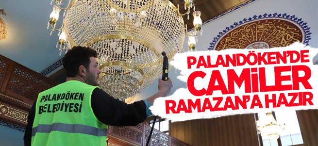 Palandöken’de camiler Ramazan’a hazır