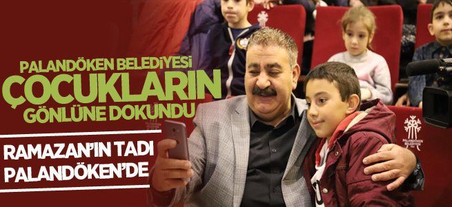 Palandöken belediyesi çocukların gönlüne dokundu