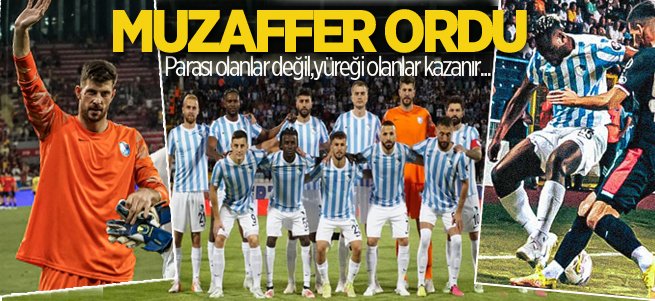 Erzurumspor'un muzaffer ordusu