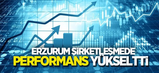 Erzurum şirketleşmede performans yükseltti