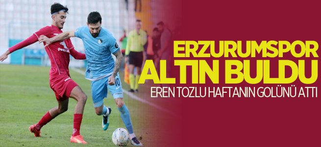 Erzurumspor altın buldu