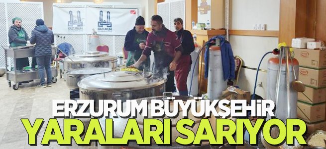 Büyükşehir Belediyesi depremin yaralarını sarıyor