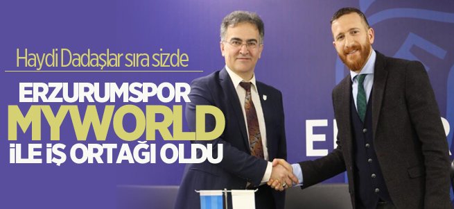 Erzurumspor myWorld ile iş ortaklığına imza attı