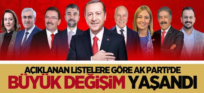 AK Parti'de büyük değişim yaşandı