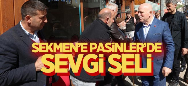 Başkan Sekmen Pasinler’e çıkarma yaptı