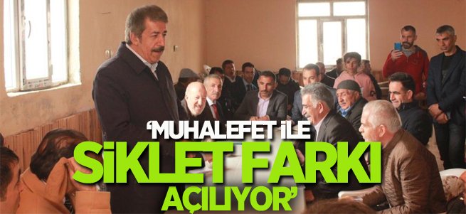 Fırat: Muhalefet ile siklet farkı açılıyor