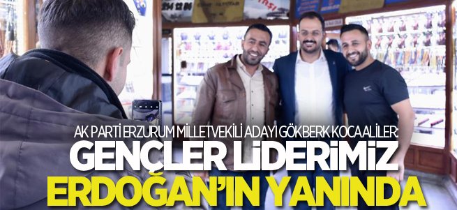 Kocaaliler; Gençler liderimiz Erdoğan’ın yanında