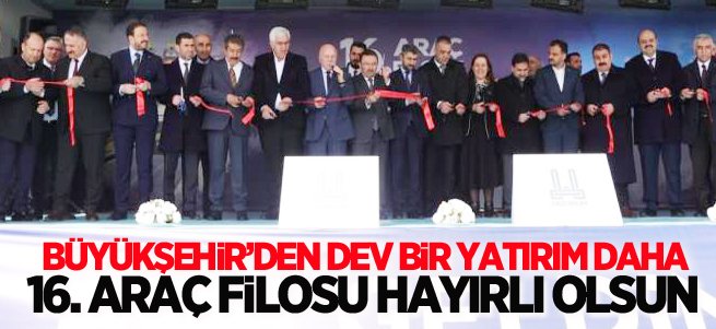 Büyükşehir’den dev bir yatırım daha