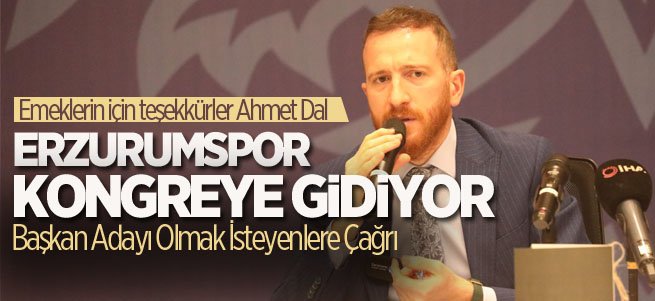 Erzurumspor kongreye gidiyor