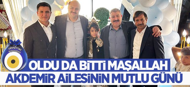 Akdemir ailesinin mutlu günü