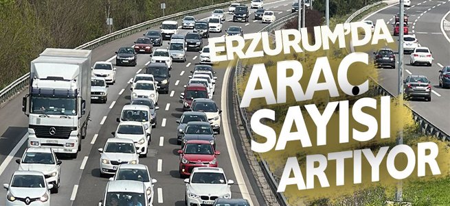 Erzurum araç sayısında 48. Sırada