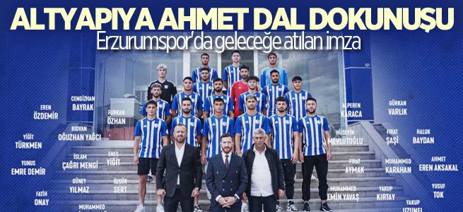 Erzurumspor'da geleceğe atılan imza