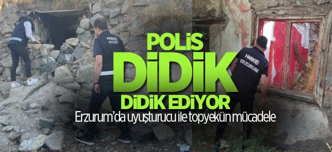 Polis uyuşturucu tacirlerine nefes aldırmıyor