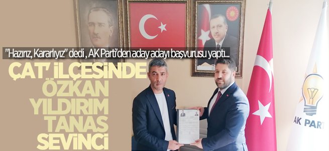 Çat'ta Özkan Yıldırım Tanas sevinci