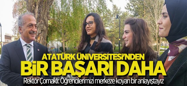 Atatürk Üniversitesi'nden bir başarı daha