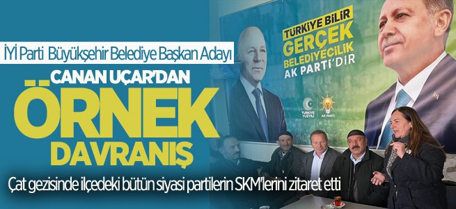 Canan Uçar'dan örnek davranış