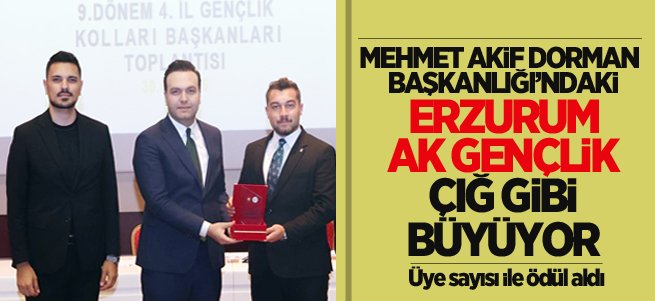 Erzurum AK Gençlik çığ gibi büyüyor