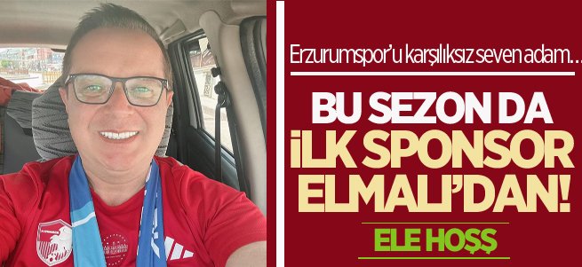 Bu sezonda ilk sponsor Elmalı’dan!