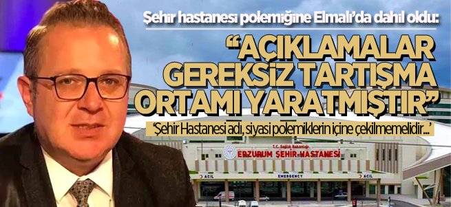 ''Şehir Hastanesi politikanın değil, milletin evidir...''