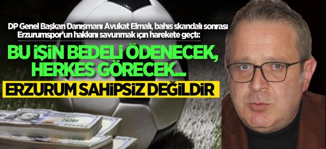 Elmalı'dan hakem bahis çetesi açıklaması