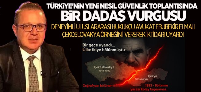 Elmalı, Çekoslovakya örneğini vererek iktidarı uyardı…