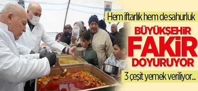 Büyükşehir'den 5 bin aileye Ramazan desteği