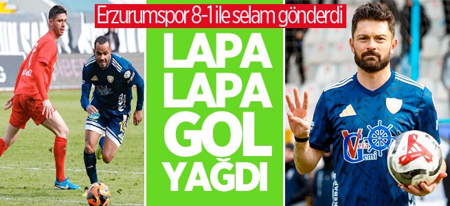 Lapa lapa gol yağdı: 8-1