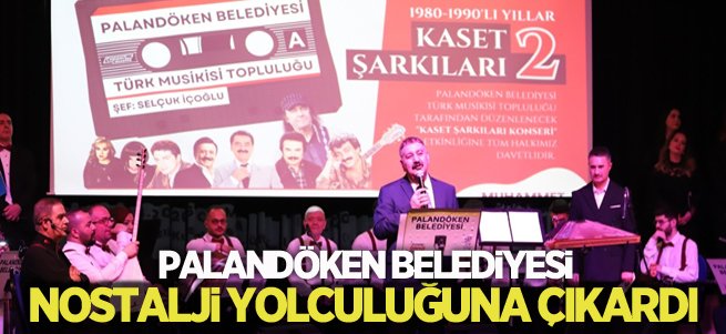Palandöken’de “Kaset Şarkıları 2” konseri İlgi gördü