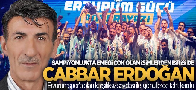Cabbar Erdoğan'ın da Şampiyonlukta emeği çok 